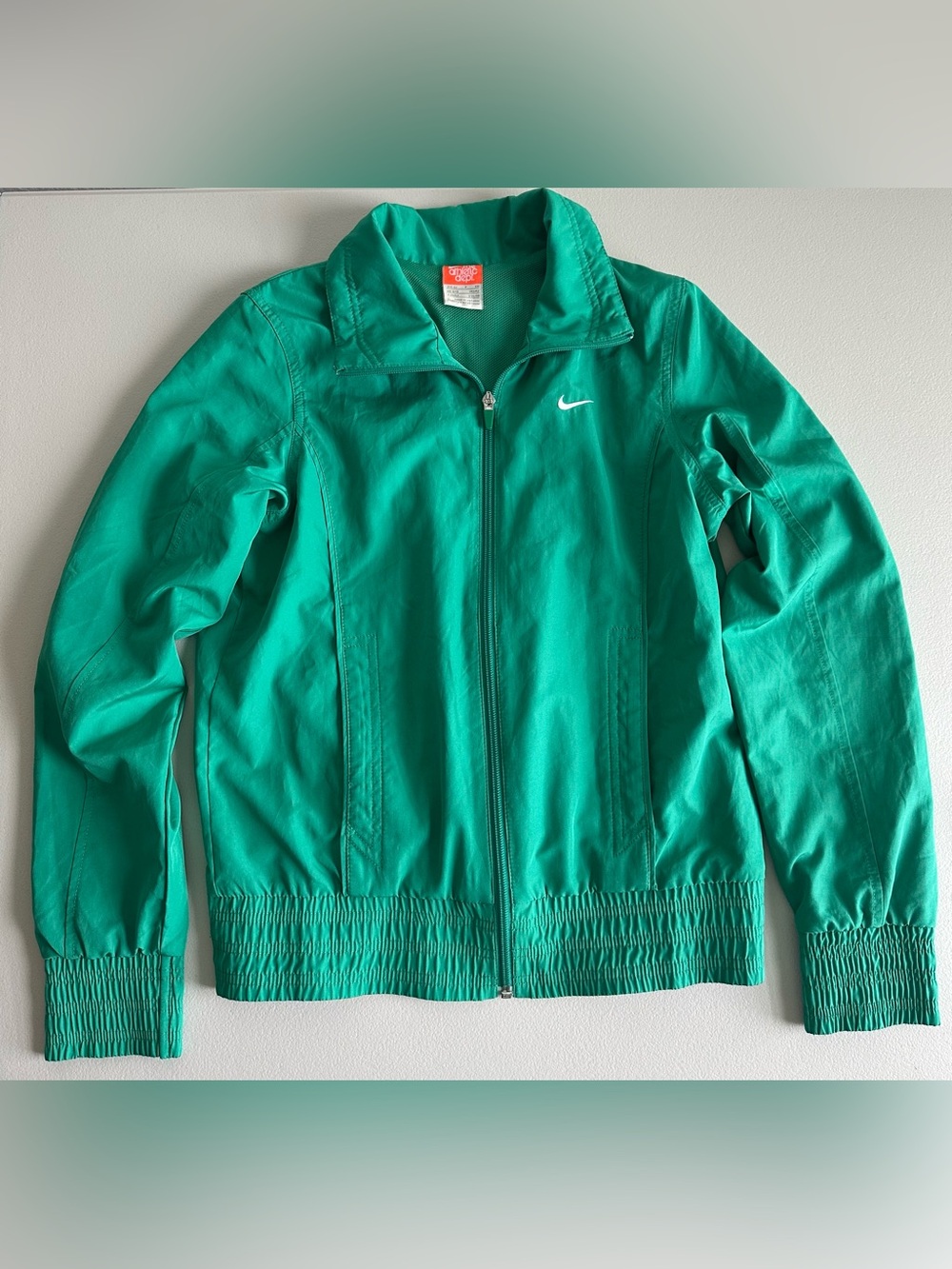 Nike The Athletic Dept Women’s Y2K Track Jacket Windbreaker Green Size Small